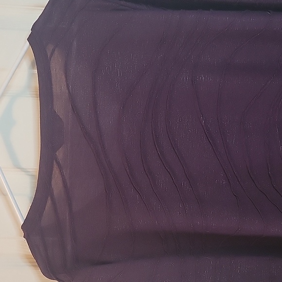 Vera Wang Simply Vera Deep Purple Top/Blouse size XL - Picture 5 of 5